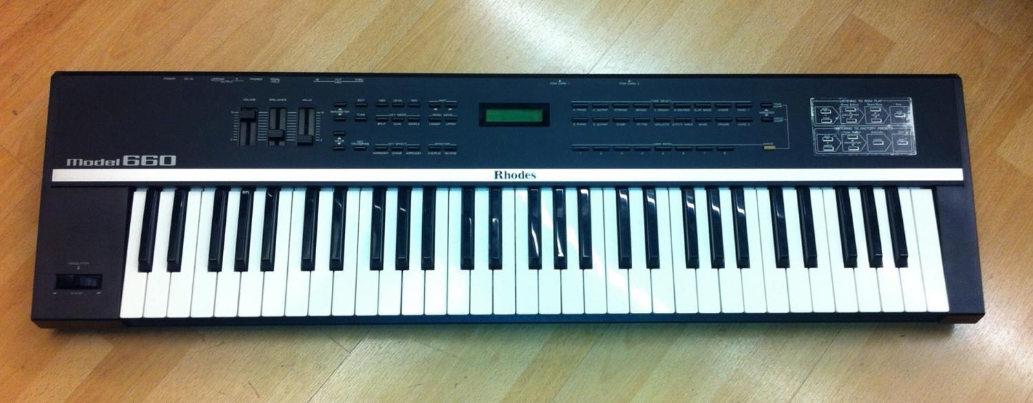 rhodes 660 keyboard