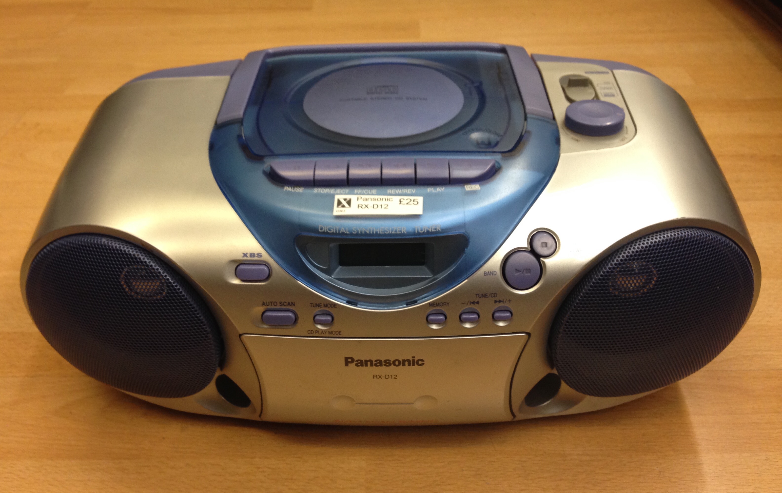 CDラジカセ RX-D12 Panasonic パナソニック 02年製