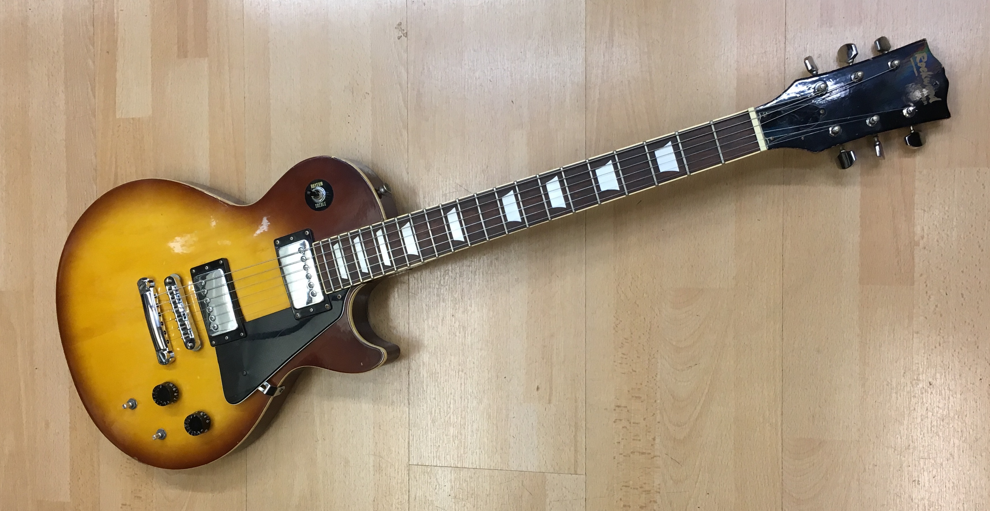 rockwood les paul guitar